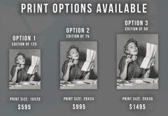 Ava Gardner Reading Fine Art Print