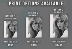 Britt Ekland: Sexy Bond Babe Closeup Fine Art Print