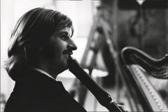 Retro Ringo Starr Smiling with Clarinet Fine Art Print