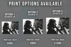 Ringo Starr Smiling with Clarinet Fine Art Print