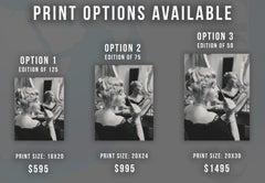 Zsa Zsa Gabor Applying Makeup Fine Art Print