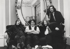 The Beatles Candid on Couch Fine Art Print