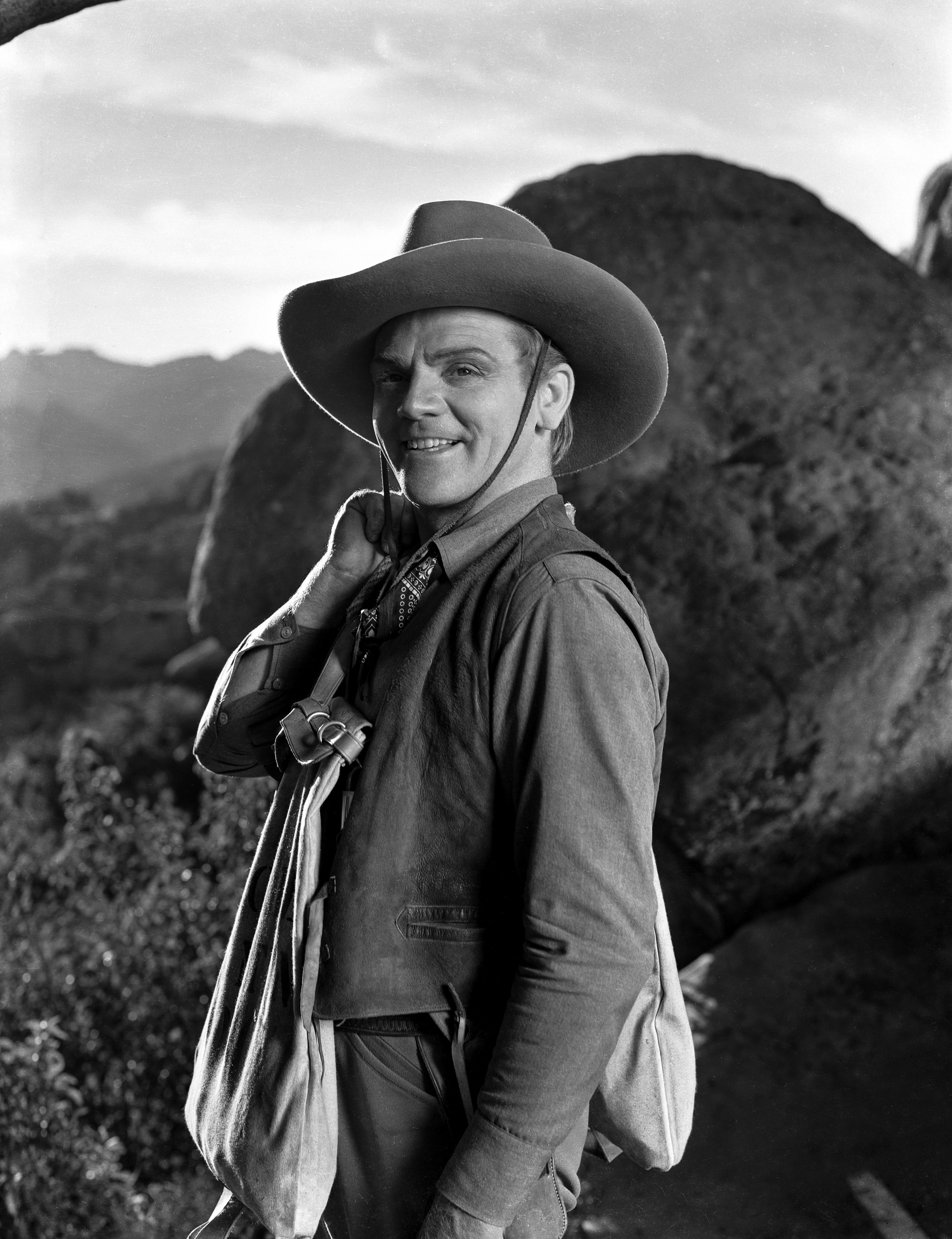 Mark Elliot Portrait Photograph - James Cagney: The Oklahoma Kid Fine Art Print
