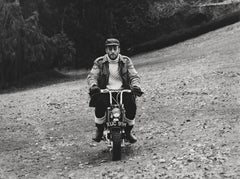 John Lennon on Motorbike Fine Art Print