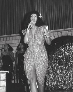 Donna Summer Performing on Stage Vintage Original Photograph