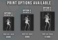 Tina Turner Performing on Stage Fine Art Print