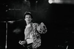 Mick Jagger in Action on Stage II Vintage Original Photograph