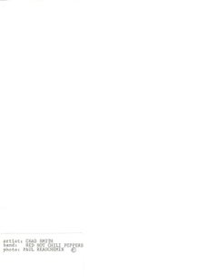 Chad Smith, Red Hot Chili Peppers Carrying Drum Vintage Original Photograph