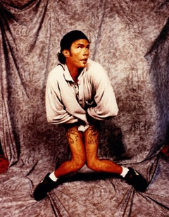 Chad Smith of Red Hot Chili Peppers Comical Portrait Vintage Original Photograph