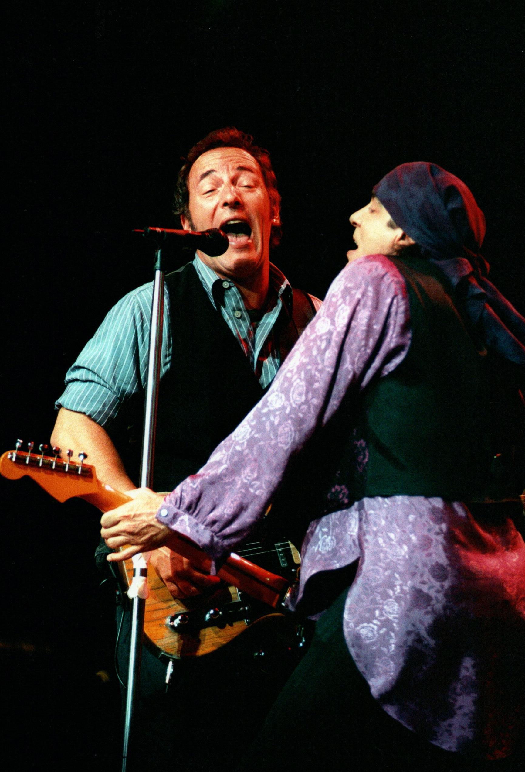 Kelly Swift Color Photograph - Bruce Springsteen Performing with Steven Van Zandt Vintage Original Photograph