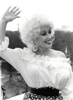 Dolly Parton Waving Retro Original Photograph