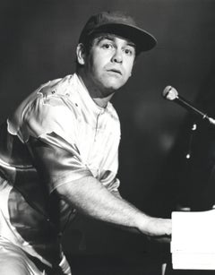 Elton John Performing in Baseball Cap Vintage Original Photograph