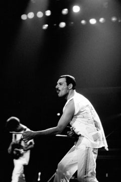 Freddie Mercury of Queen Rocking Out Vintage Original Photograph