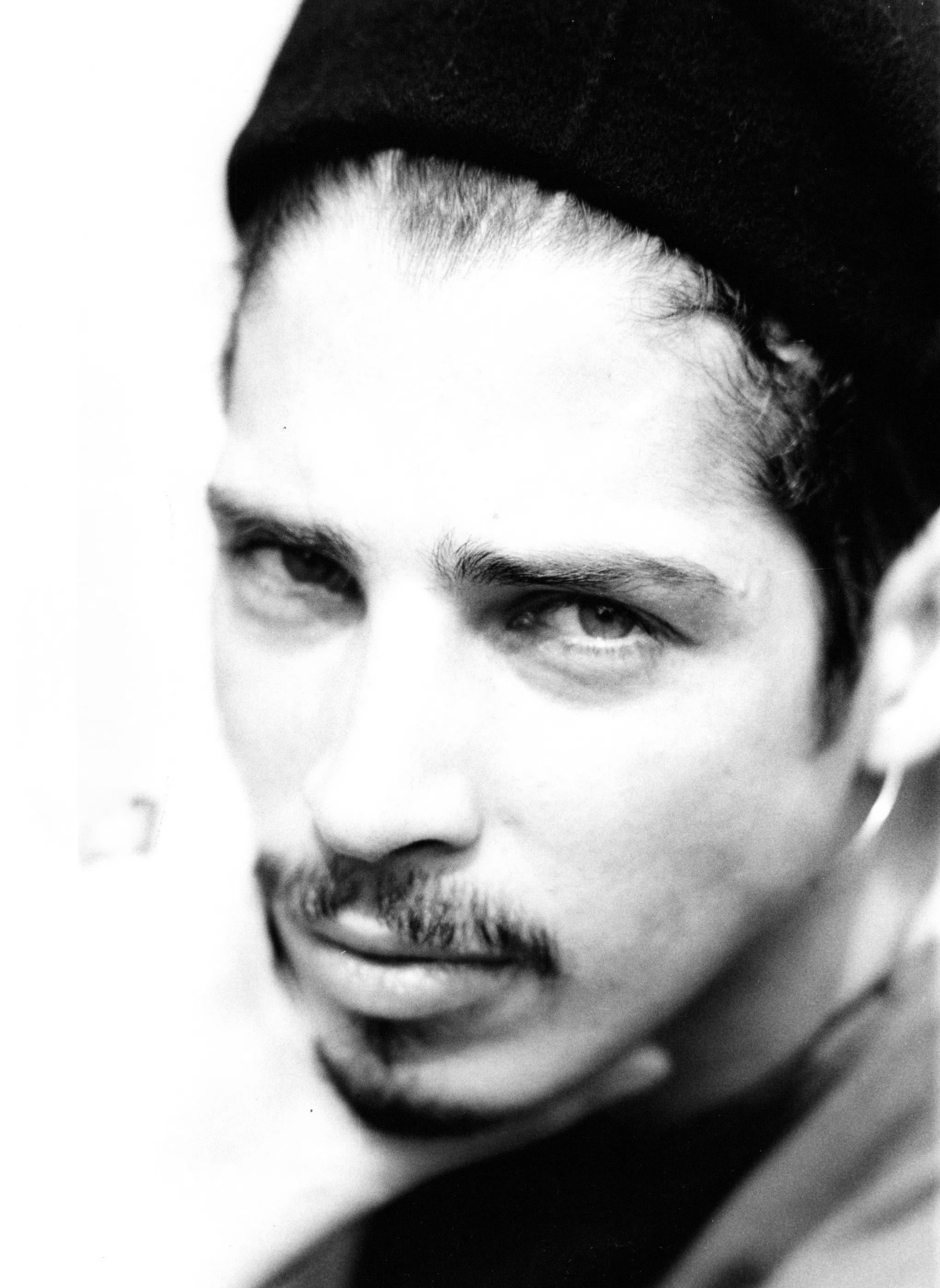 Robert Matheu Portrait Photograph - Chris Cornell of Soundgarden Closeup Vintage Original Photograph