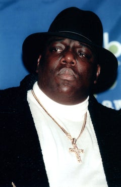 Notorious B.I.G. Candid Headshot at Billboard Awards Vintage Original Photograph