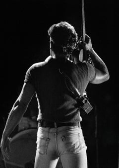 Silhouette von Bruce Springsteen auf Bühne, Vintage Originalfotografie