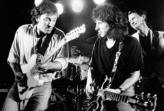 Bruce Springsteen, Bobby Bandiera et Paul Osala Photographie originale d'époque