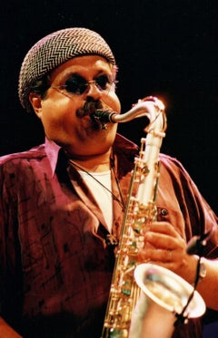 Joe Lovano Playing Saxophone Vintage Original Photograph