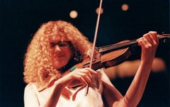 Miri Ben-Ari Playing Violin Vintage Original Photograph