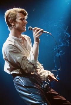 David Bowie Performing in Germany Globe Photos Fine Art Print