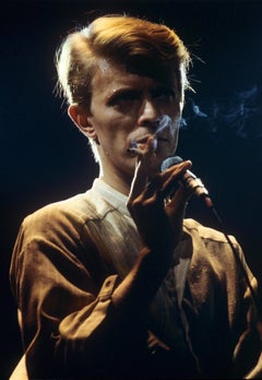 David Bowie Performing in Germany II Globe Photos Fine Art Print