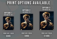 David Bowie Performing in Germany II Globe Photos Fine Art Print