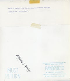 Frank Sinatra with Director Gordon Douglas Vintage Original Photograph