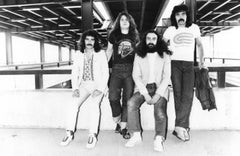 Young Black Sabbath Group Portrait Outdoors Vintage Original Photograph