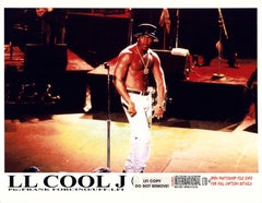 LL Cool J Shirtless on Stage Vintage Original Photograph