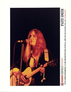 Patti Smith Performing in the Spotlight Vintage Original Photograph