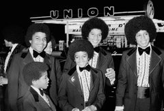Vintage The Jackson 5 at the Image Awards Globe Photos Fine Art Print