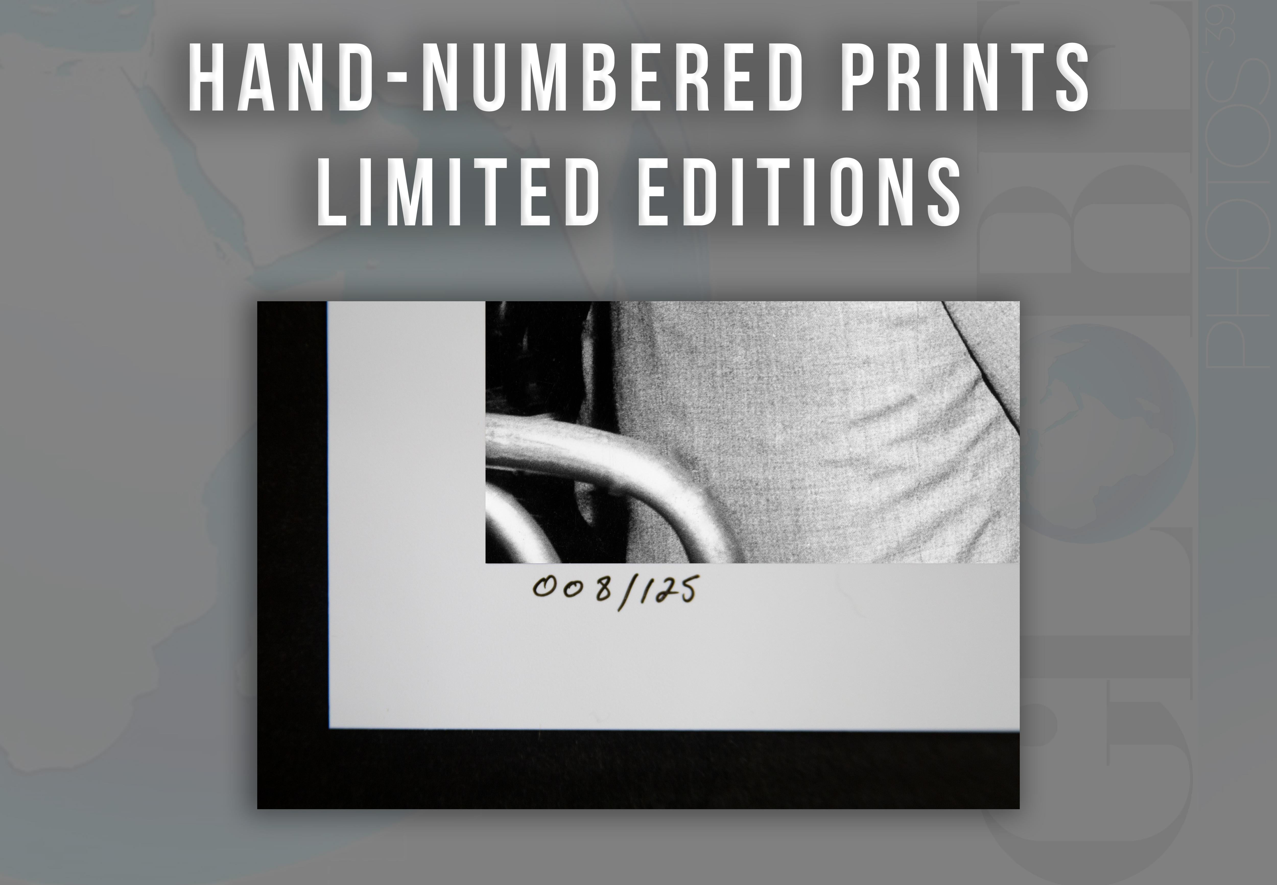 Sammy Davis Jr. with Paparazzi Globe Photos Fine Art Print For Sale 1