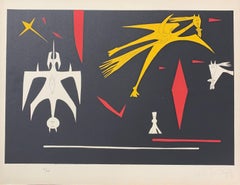 Wilfredo Lam, "Sans Titre (Untitled), " original lithograph, hand signed