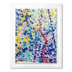 « Coral Colors 14 », aquarelle originale encadrée