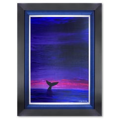 Wyland, Acquerello originale incorniciato