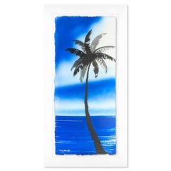 Wyland, « Palm Trees » encadrée, signée à la main
