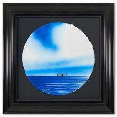 Wyland, "Fluke" Pintura original enmarcada y firmada a mano