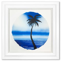 Wyland, "Palm Trees" Framed, Hand Signed Original Painting