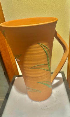 Jean Cocteau, "L'Homme Fleur", brocca in ceramica, firmata