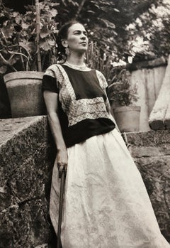Antique Antonio Kahlo, "Portrait of Frida, " silver gelatin, hand signed 