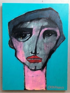 Acrylic on Canvas Titled: "Young Boy"