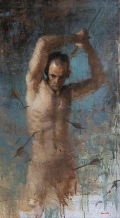 Oil on Canvas Titled "Hopeless Romantic II”