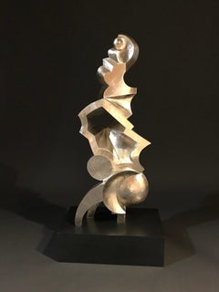 Hand Carved Sculpture Titled: “Beyond Futurism III"