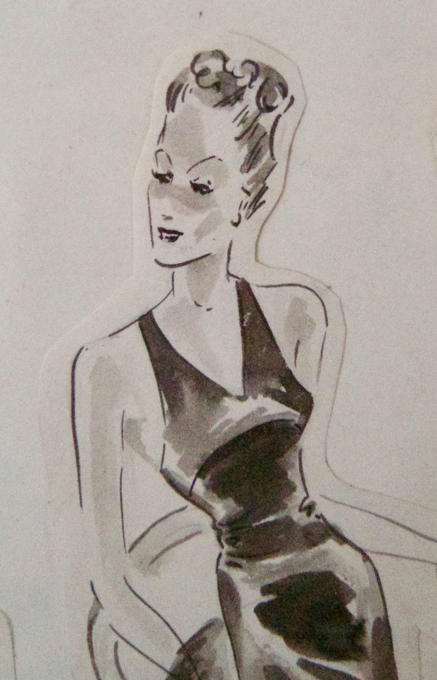 famous fashion sketches