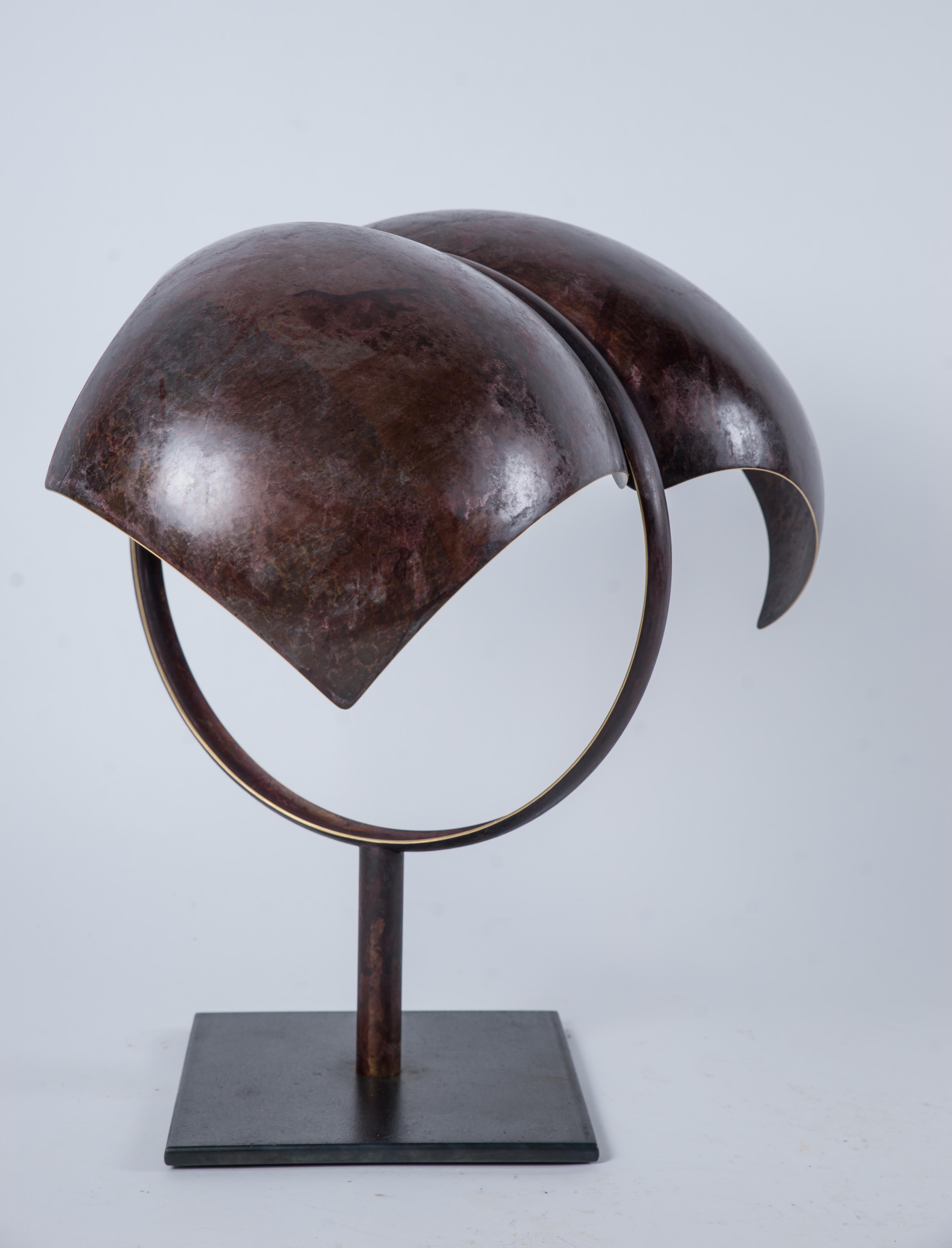 "Scultura astratta in ottone "Insomnia