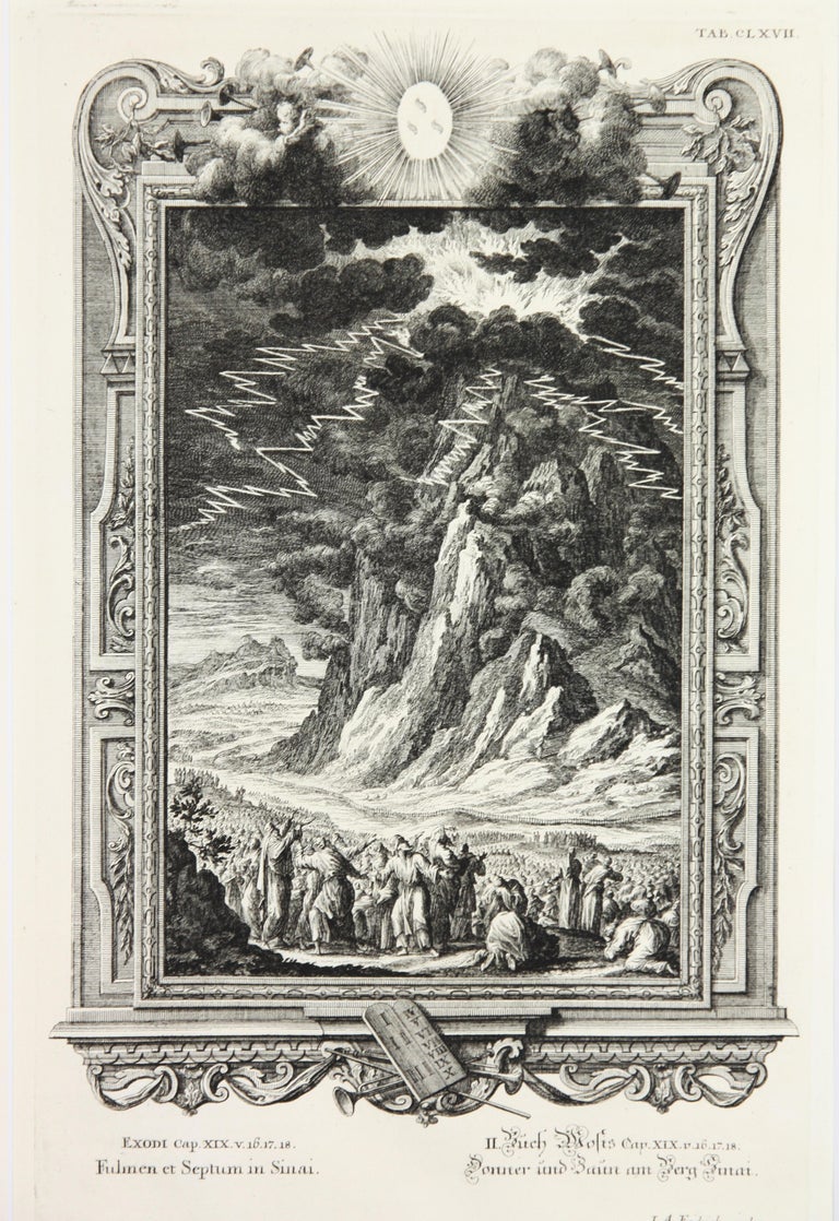 Georg Daniel Heumann - Copperplate Engraving of Biblical Scene in ...
