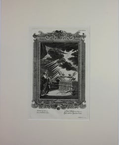 Copperplate Engraving of Biblical Scene in Exodus by: Georg Daniel Heumann