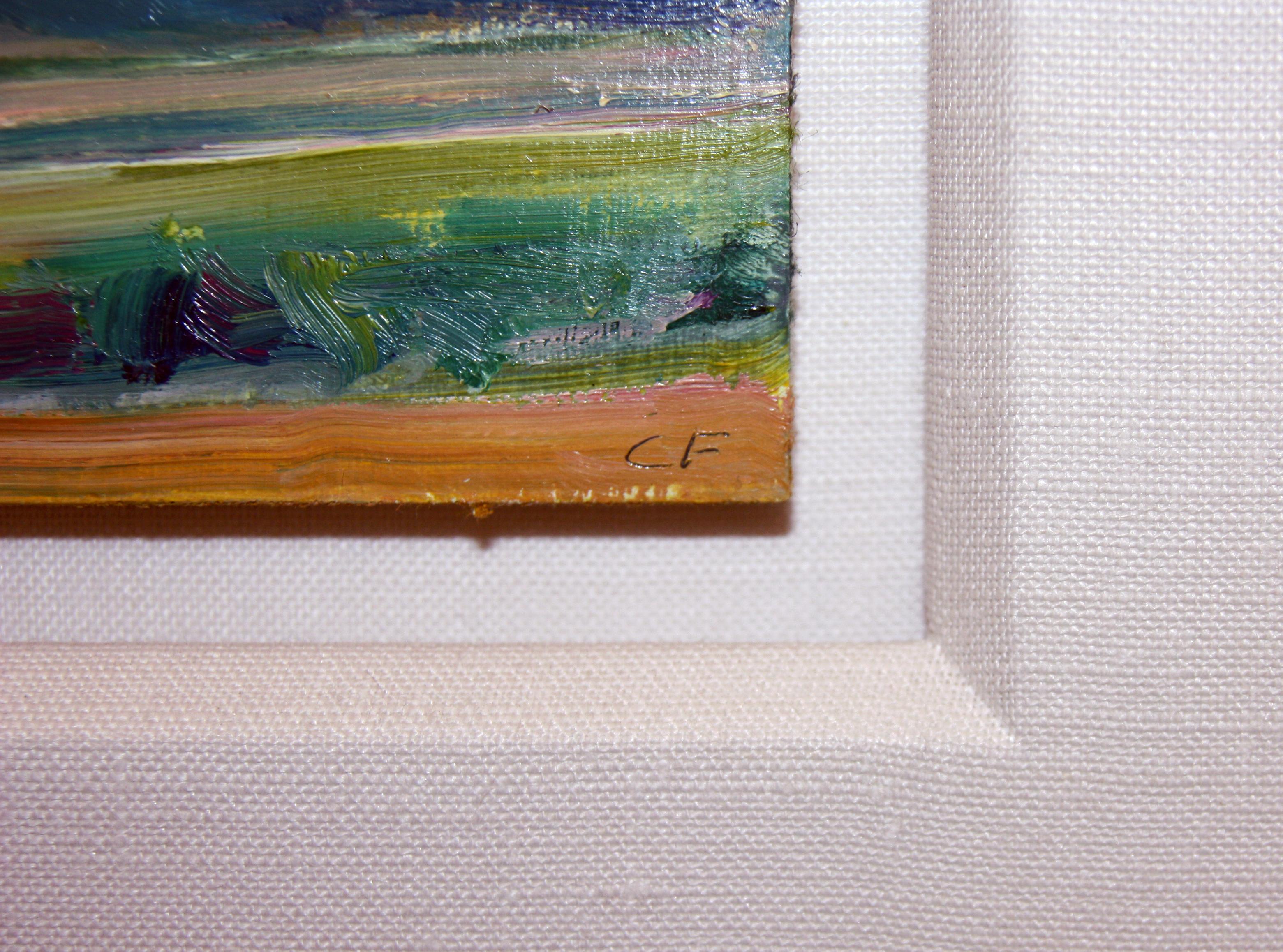 Original Landschaft:: Ölgemälde von Charles Field:: Original 1