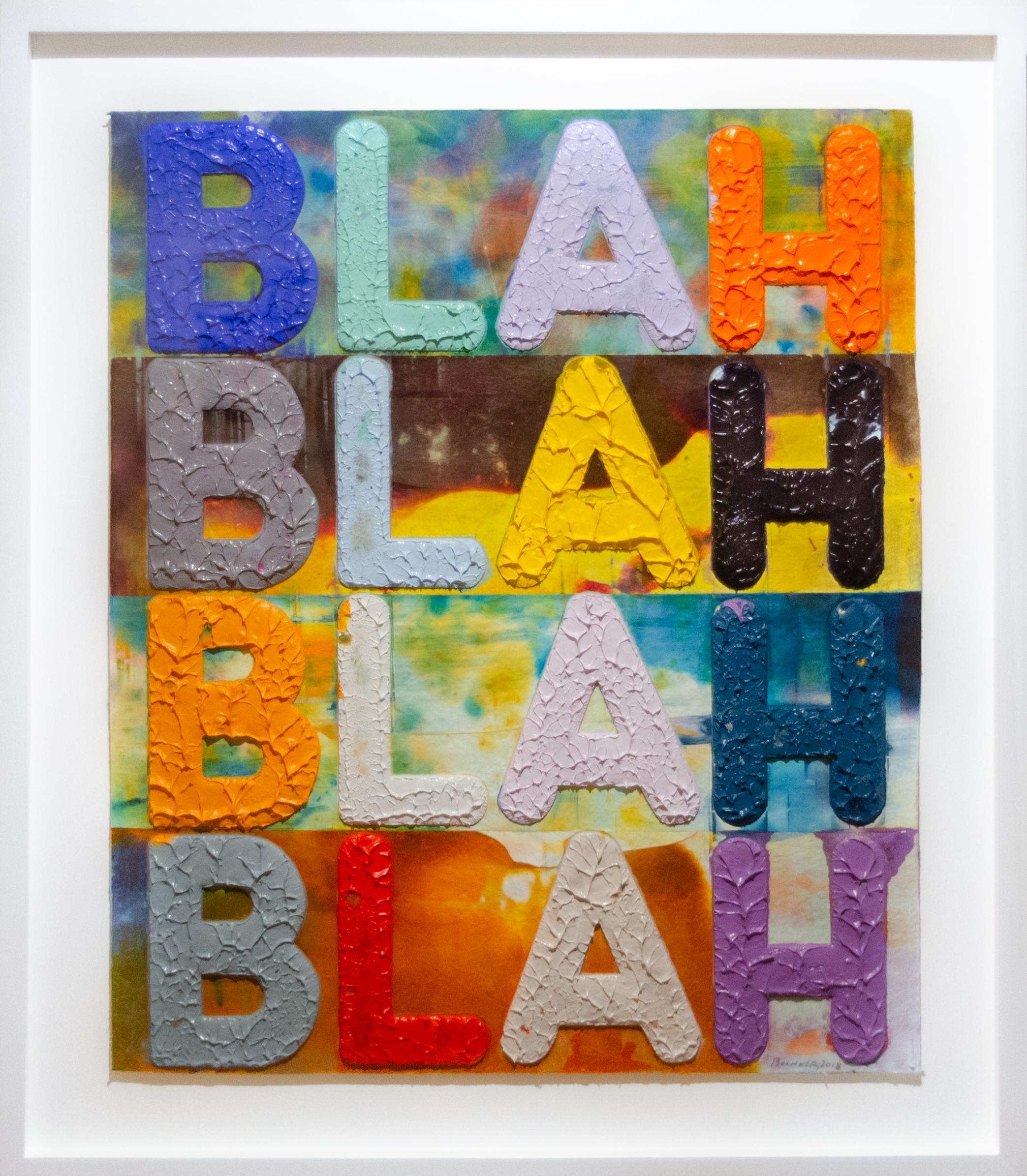 Blah, Blah, Blah - Art by Mel Bochner