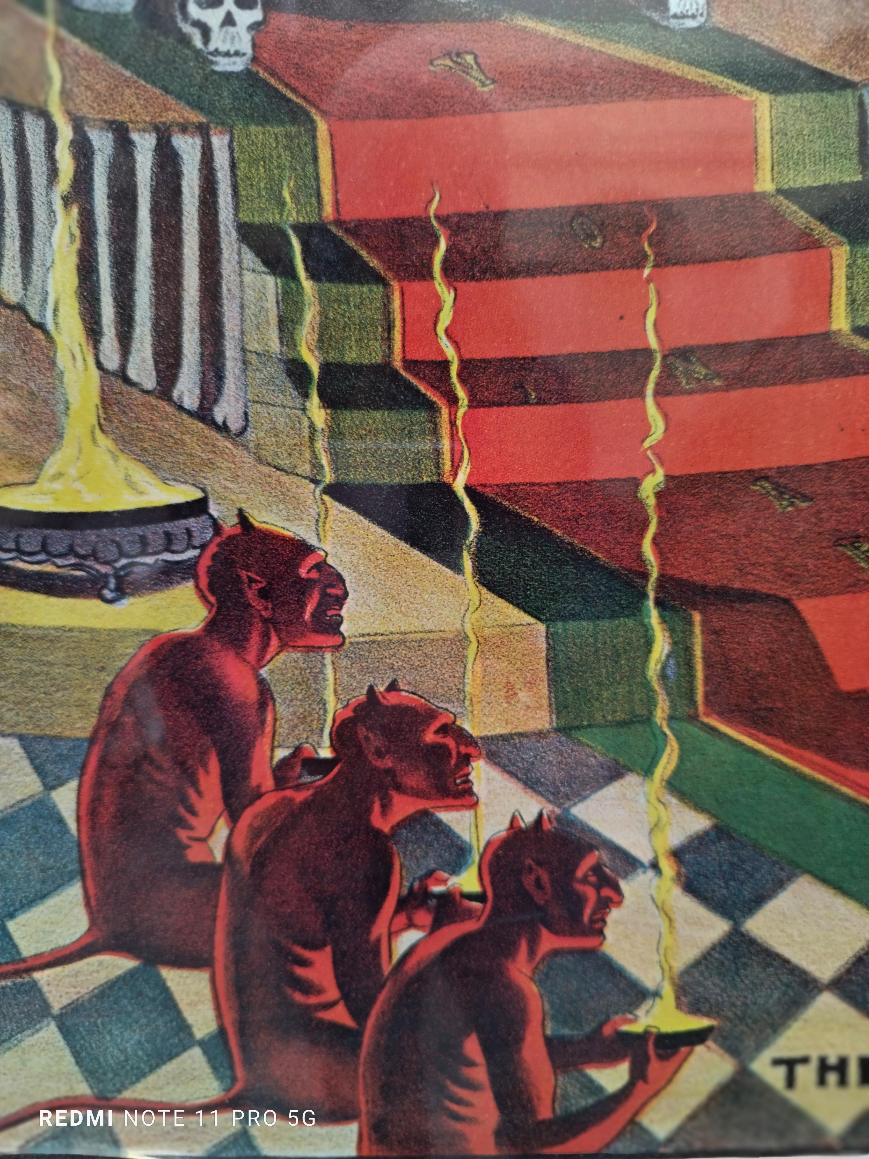THE TRONO OF MYSTERY - Von Arx lithografisches Plakat, 1970er Jahre (Moderne), Art, von Unknown